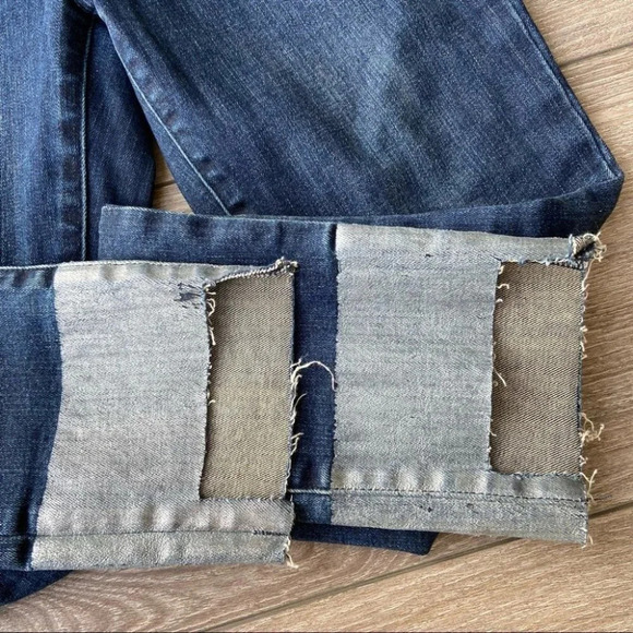 J Brand 811 CUTOFF  STEP HEM SKINNY JEANS IN SILVER POOL - Picture 8 of 16